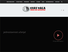 Tablet Screenshot of kravmaga-ikmf.ba