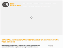 Tablet Screenshot of kravmaga-ikmf.nl