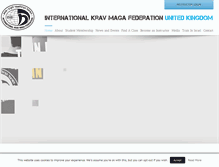 Tablet Screenshot of kravmaga-ikmf.co.uk